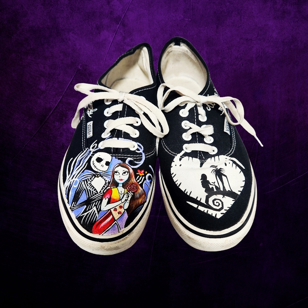 The Nightmare Before Christmas Custom Vans Shoes
